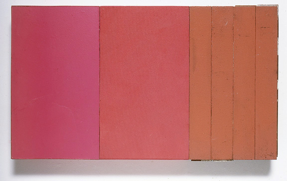 Red-Violet Plasterboard, Red-Orange Wood