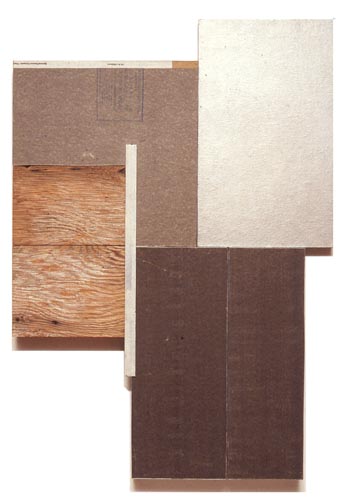 Gray Plasterboard, Silver and Wood